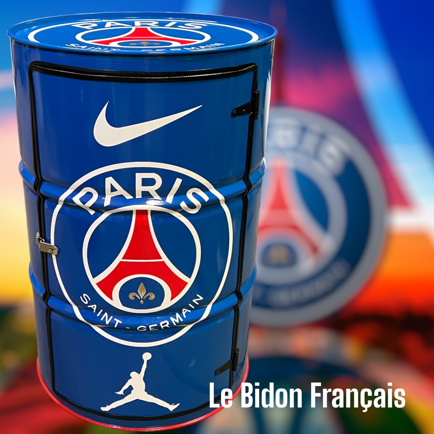 Bidon Paris Saint Germain PSG Personnalisé 220 Litres – Le Bidon Français