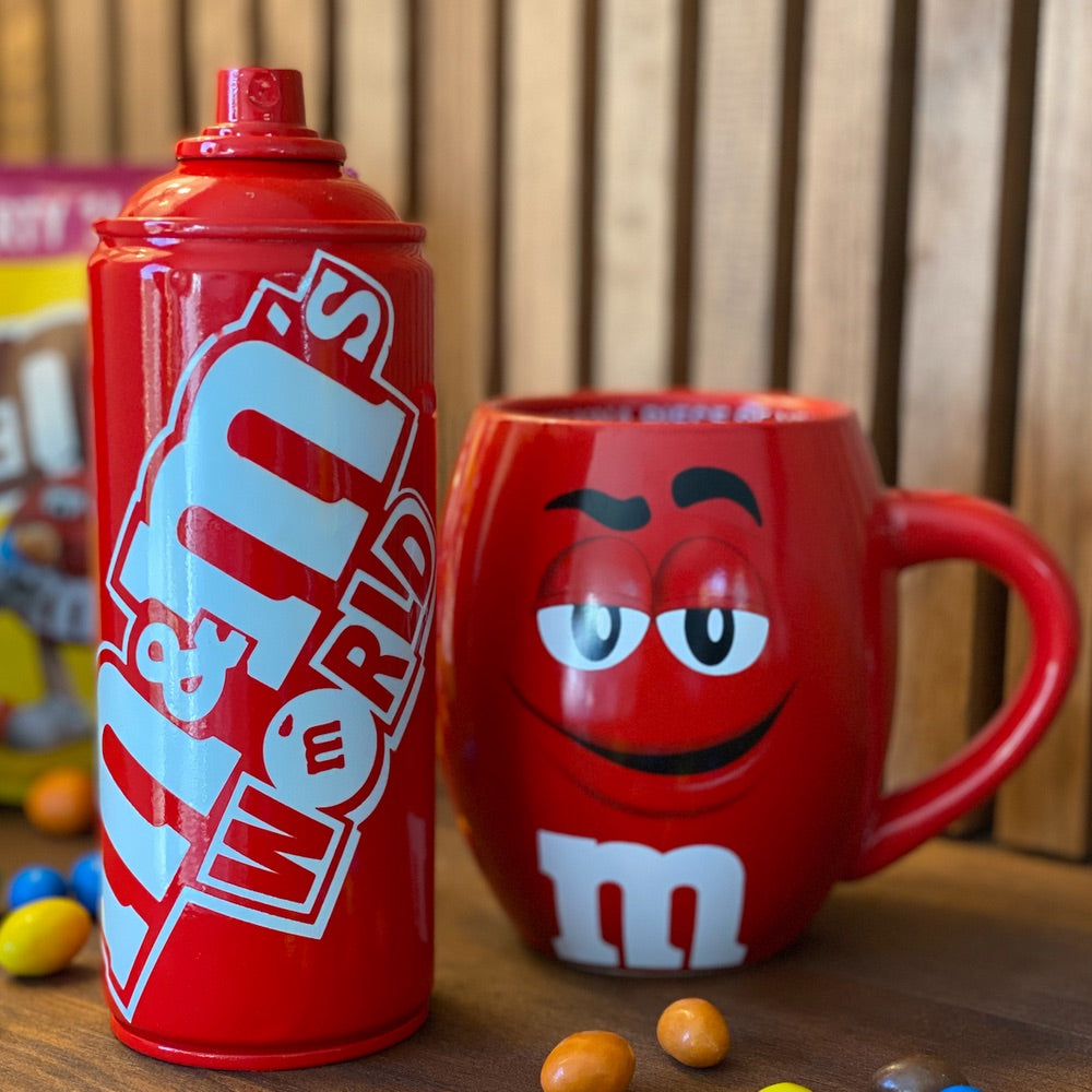 Spray personnalisé M&M's Rouge