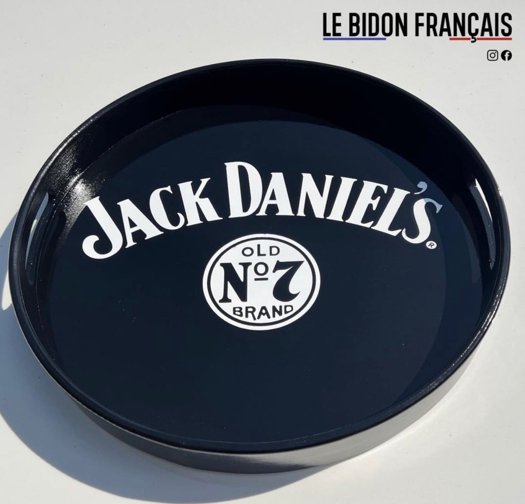 Plateau boisJack Daniel's Modèle rond